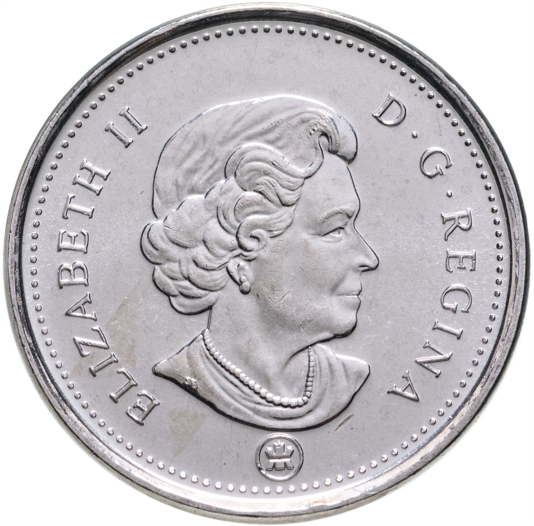 Canada Coin Canadian 5 Cents | Queen Elizabeth II | Beaver | Maple Leave | KM491 | 2003 - 2021