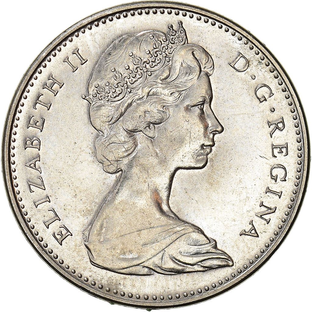 Canada Coin Canadian 5 Cents | Queen Elizabeth II | Rabbit | KM66 | 1967