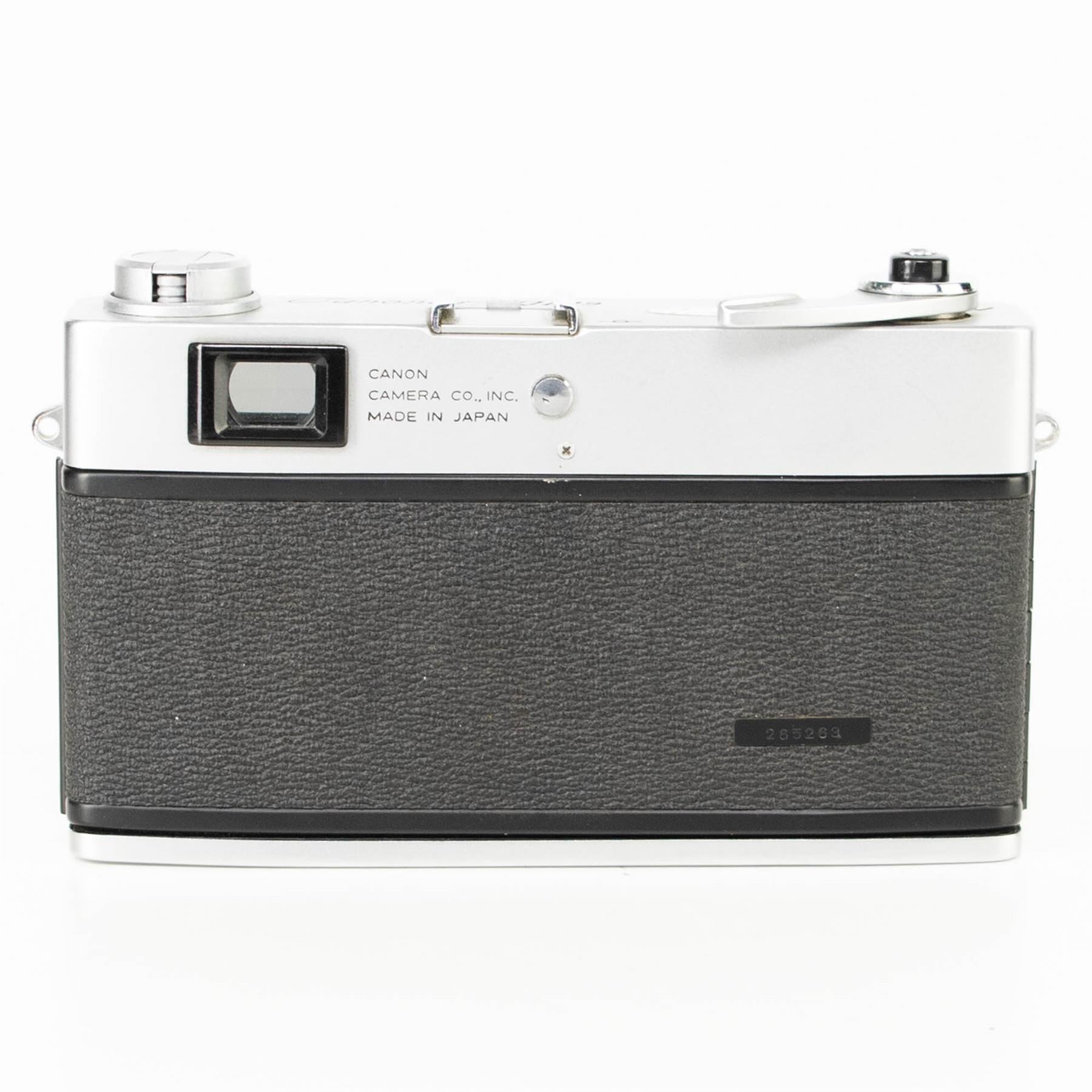 Canon Canonet QL19 Camera | SE 45mm f1.9 lens | White | Japan | 1965