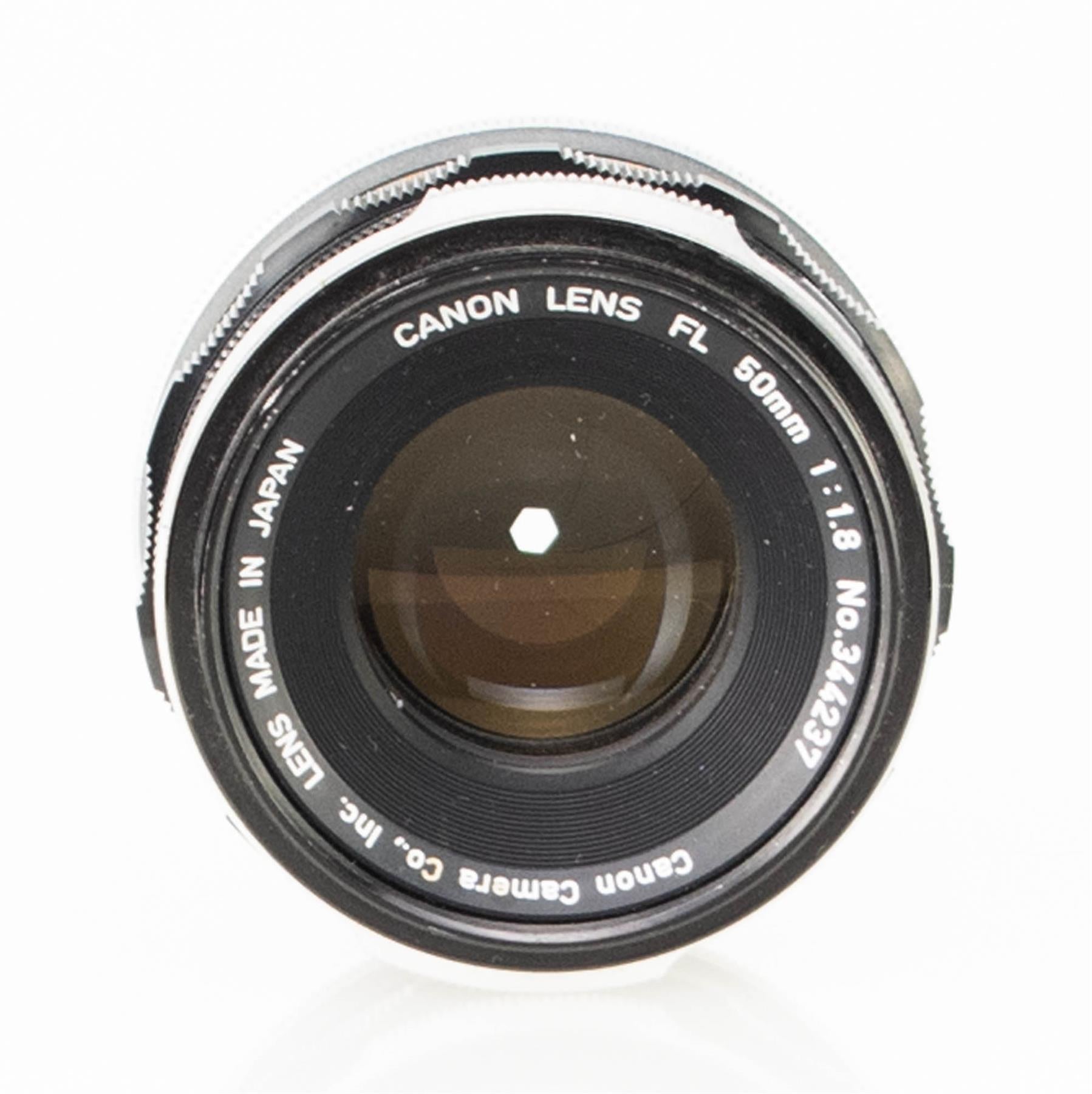 Canon FT Camera | FL 50mm f1.8 lens | White | Japan | FD mount | 1966 - 1971