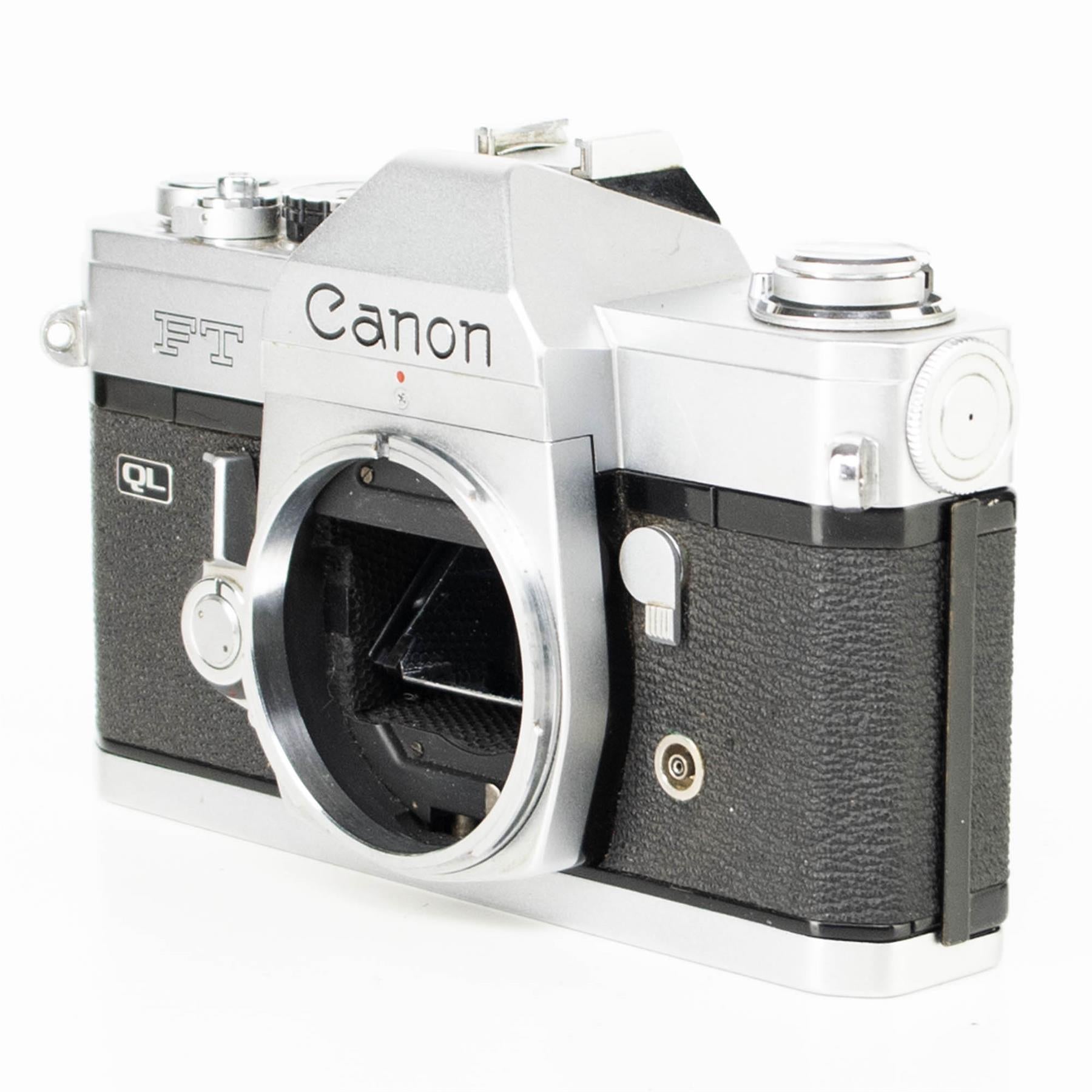 Canon FT Camera | FL 50mm f1.8 lens | White | Japan | FD mount | 1966 - 1971