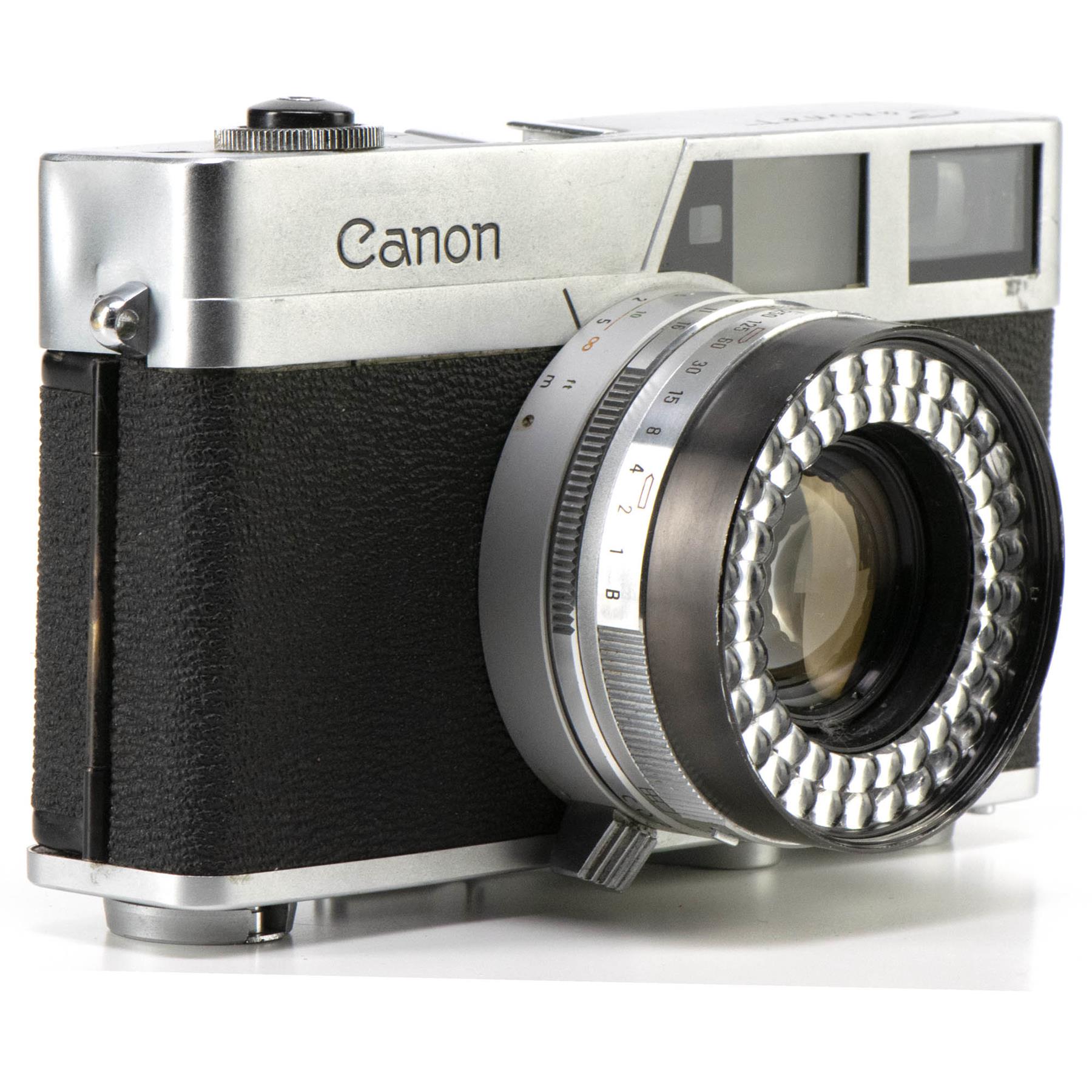 Canon canonet Camera | 45mm f1.9 lens | White | Japan | 1961 | Not working