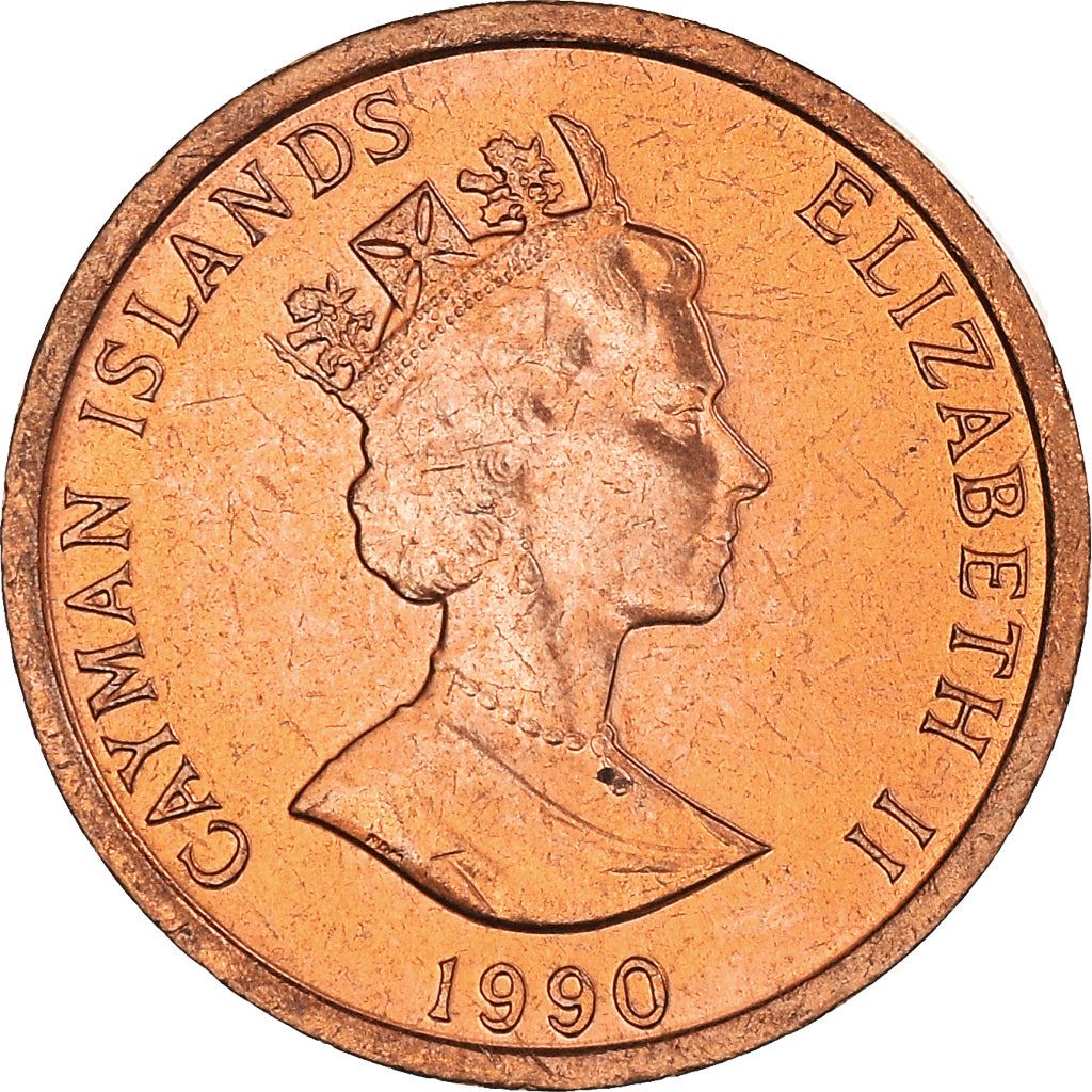 Cayman Islands | 1 Cent Coin | Grand Cayman Thrush | Elizabeth II | Km:87 | 1987 - 1990