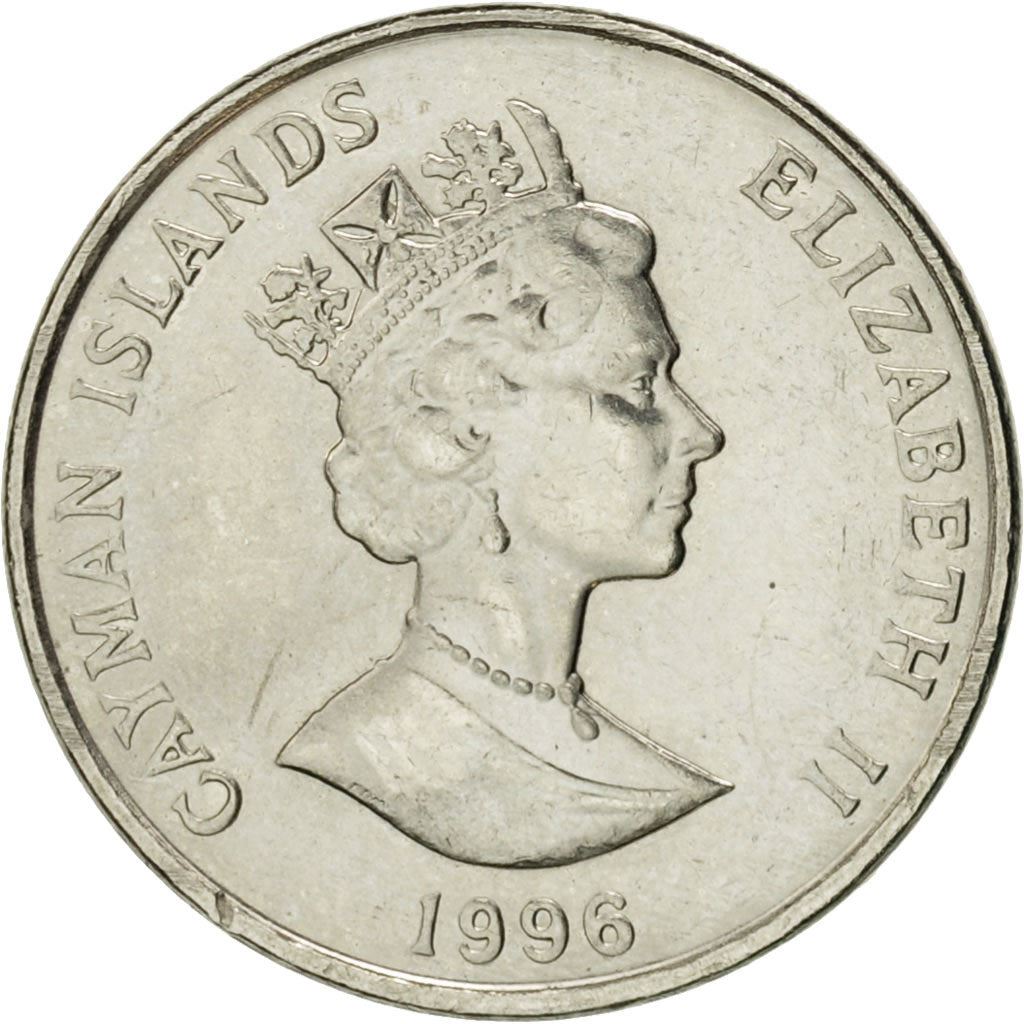 Cayman Islands | 5 Cents Coin | Crayfish | Elizabeth II | Km:88A | 1992 - 1996