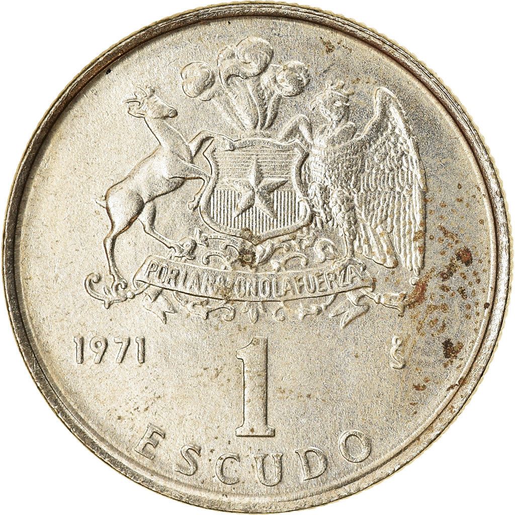 Chile | 1 Escudo | KM197 | 1971 - 1972