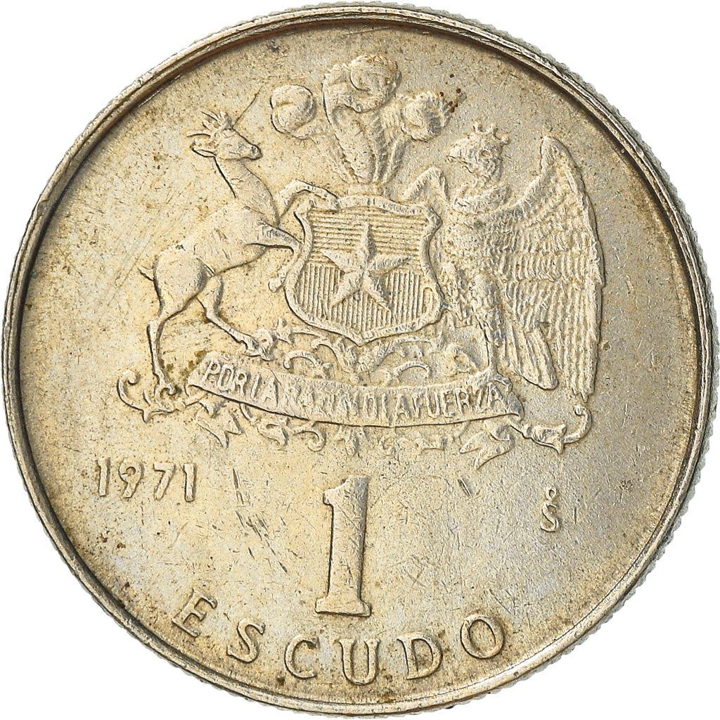 Chile | 1 Escudo | KM197 | 1971 - 1972