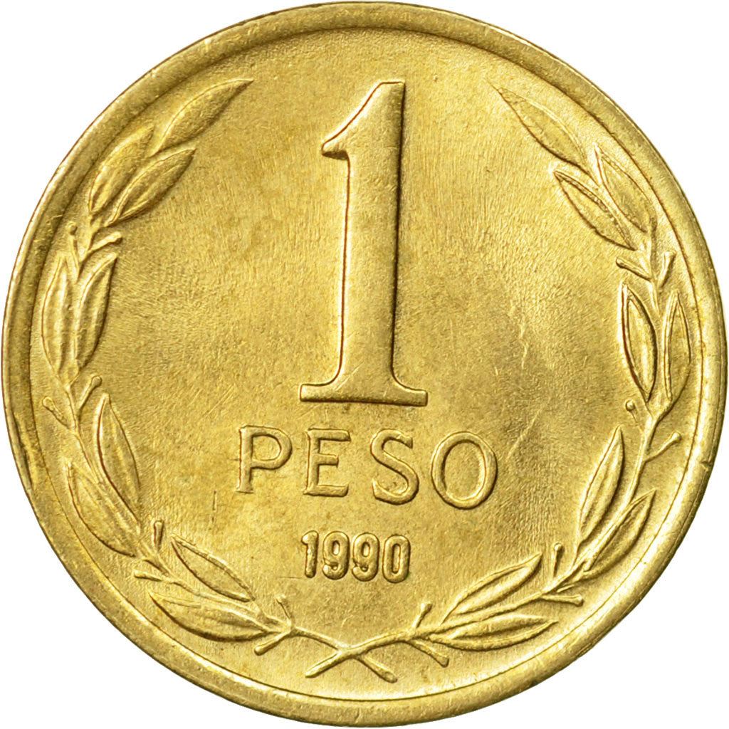 Chile | 1 Peso Coin | Bernardo O'Higgins | KM216 | 1981 - 1992