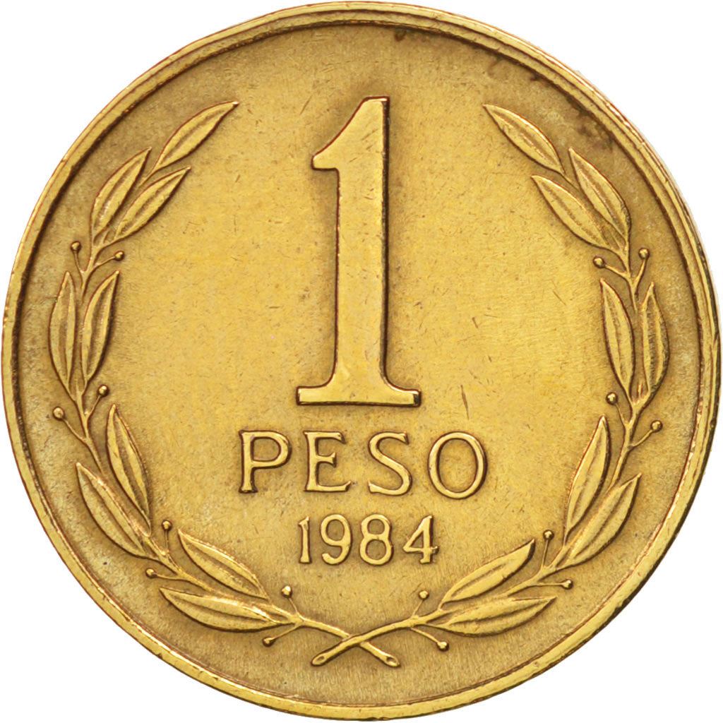 Chile | 1 Peso Coin | Bernardo O'Higgins | KM216 | 1981 - 1992