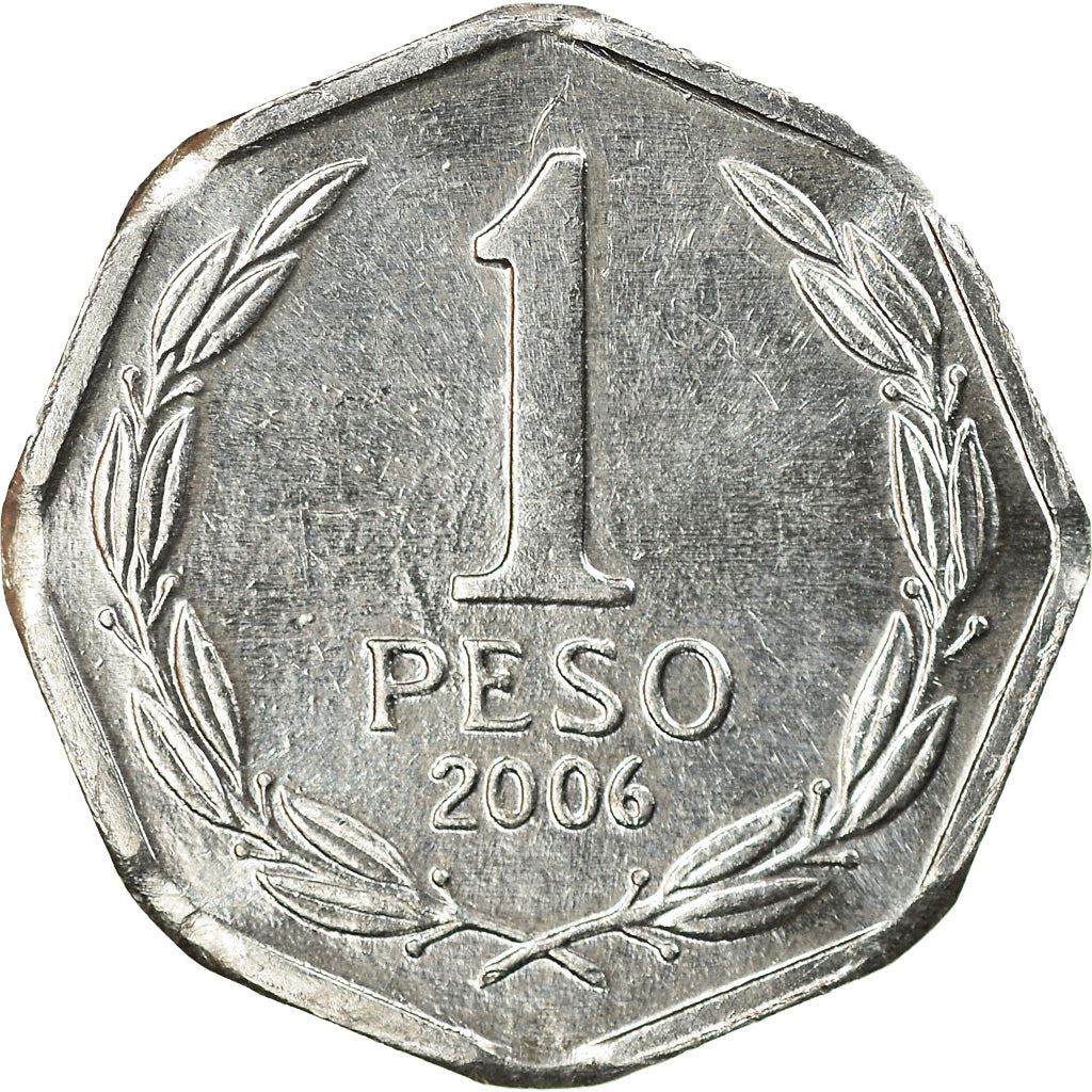 Chile | 1 Peso Coin | Bernardo O'Higgins | Km:231 | 1992 - 2015