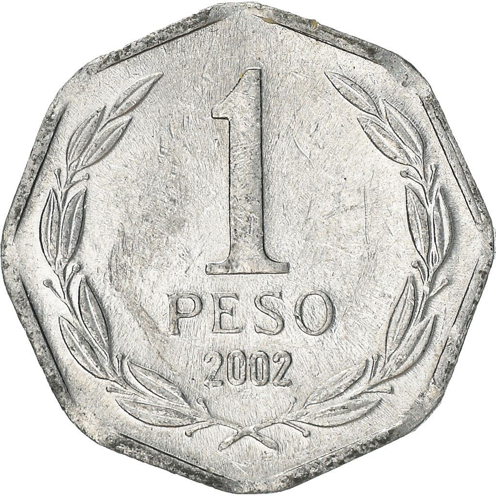 Chile | 1 Peso Coin | Bernardo O'Higgins | Km:231 | 1992 - 2015