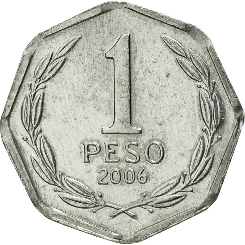 Chile | 1 Peso Coin | Bernardo O'Higgins | Km:231 | 1992 - 2015