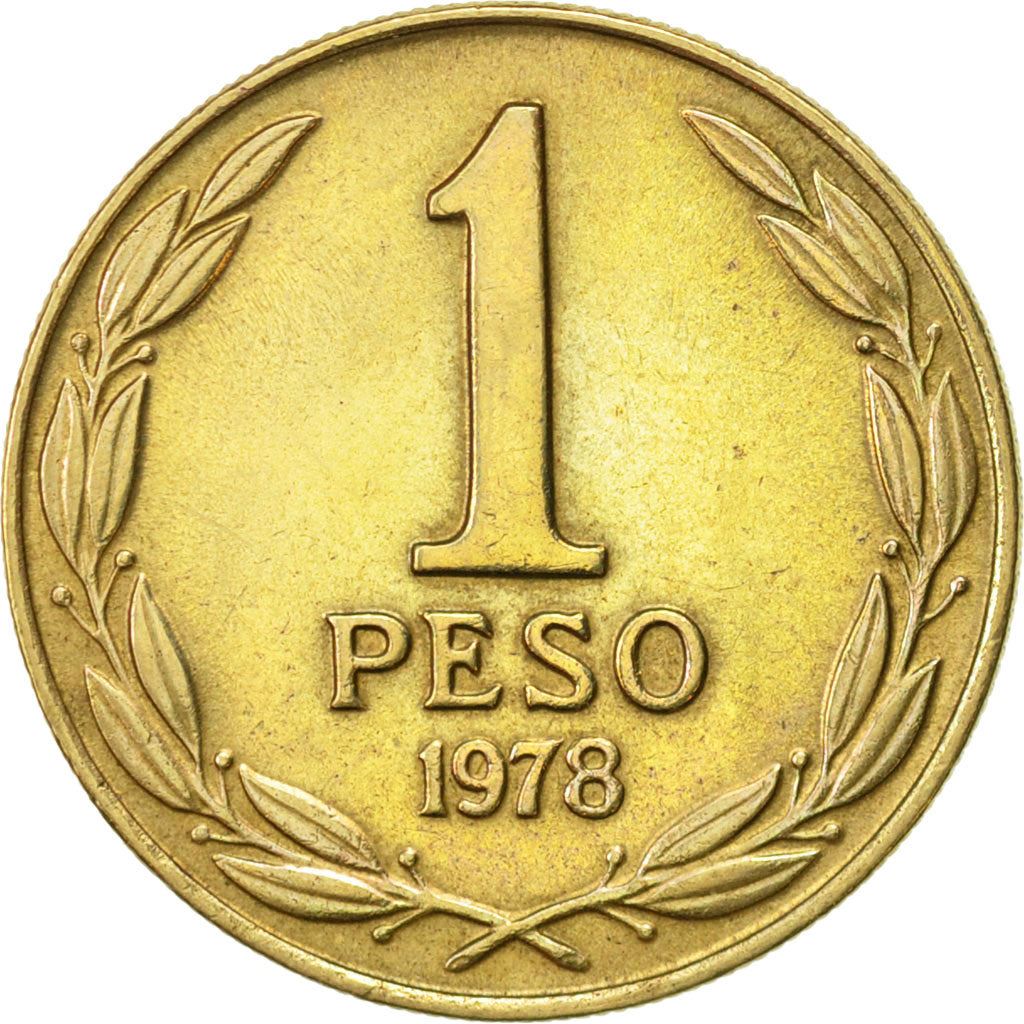 Chile | 1 Peso Coin | Large issue | KM208a | 1978 - 1979