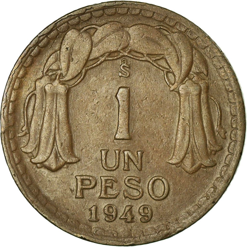 Chile | 1 Peso | KM179 | 1942 - 1954