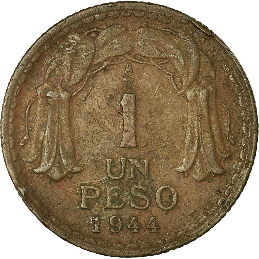 Chile | 1 Peso | KM179 | 1942 - 1954