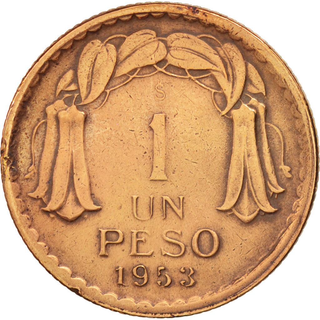 Chile | 1 Peso | KM179 | 1942 - 1954