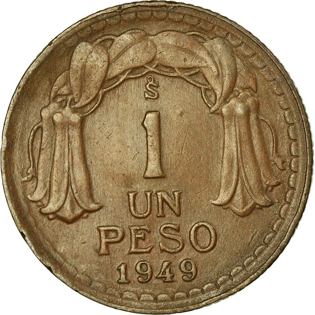 Chile | 1 Peso | KM179 | 1942 - 1954