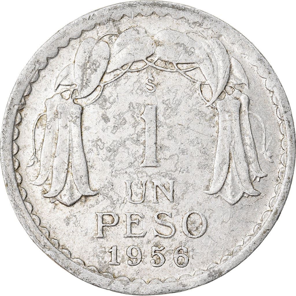 Chile | 1 Peso | KM179a | 1954 - 1958