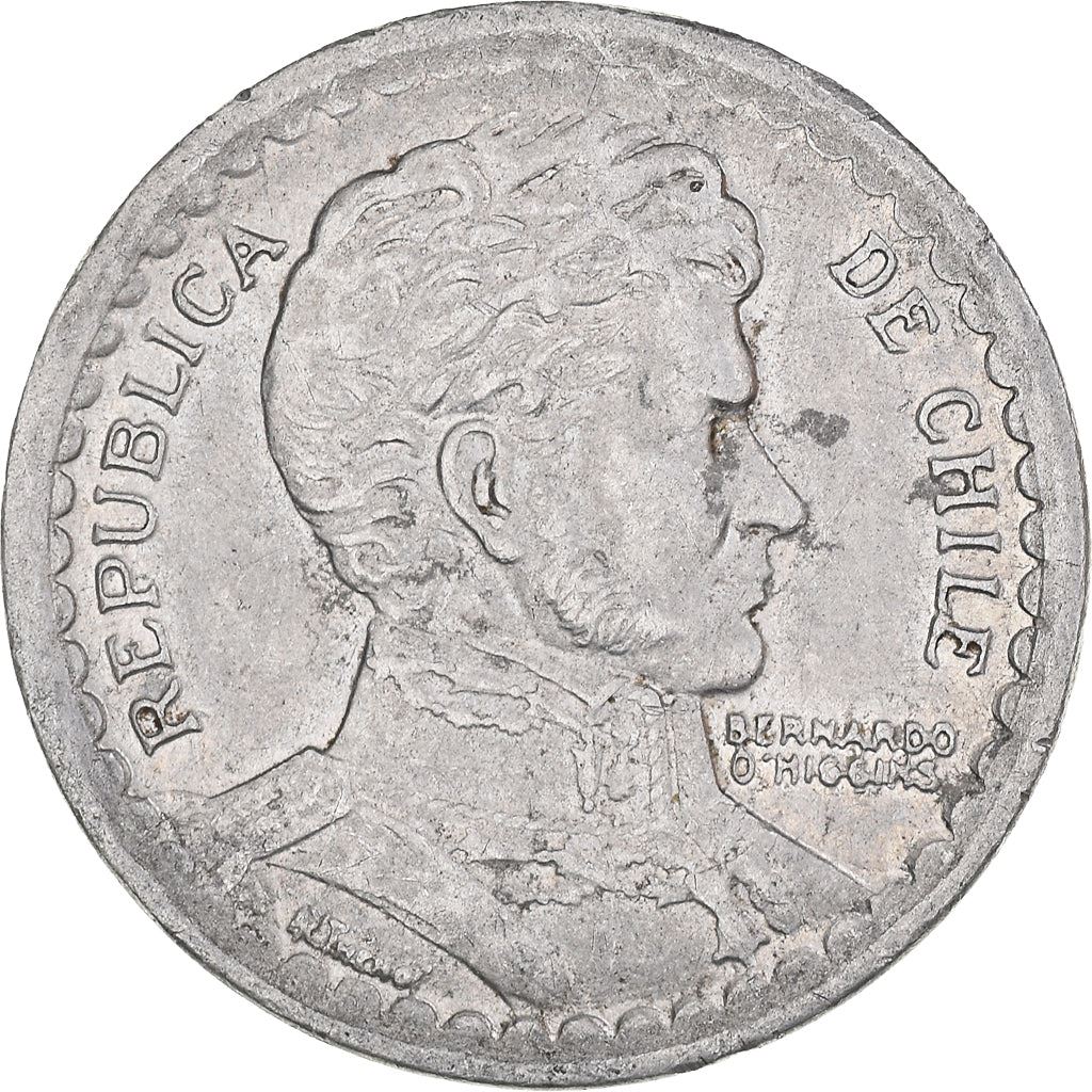 Chile | 1 Peso | KM179a | 1954 - 1958