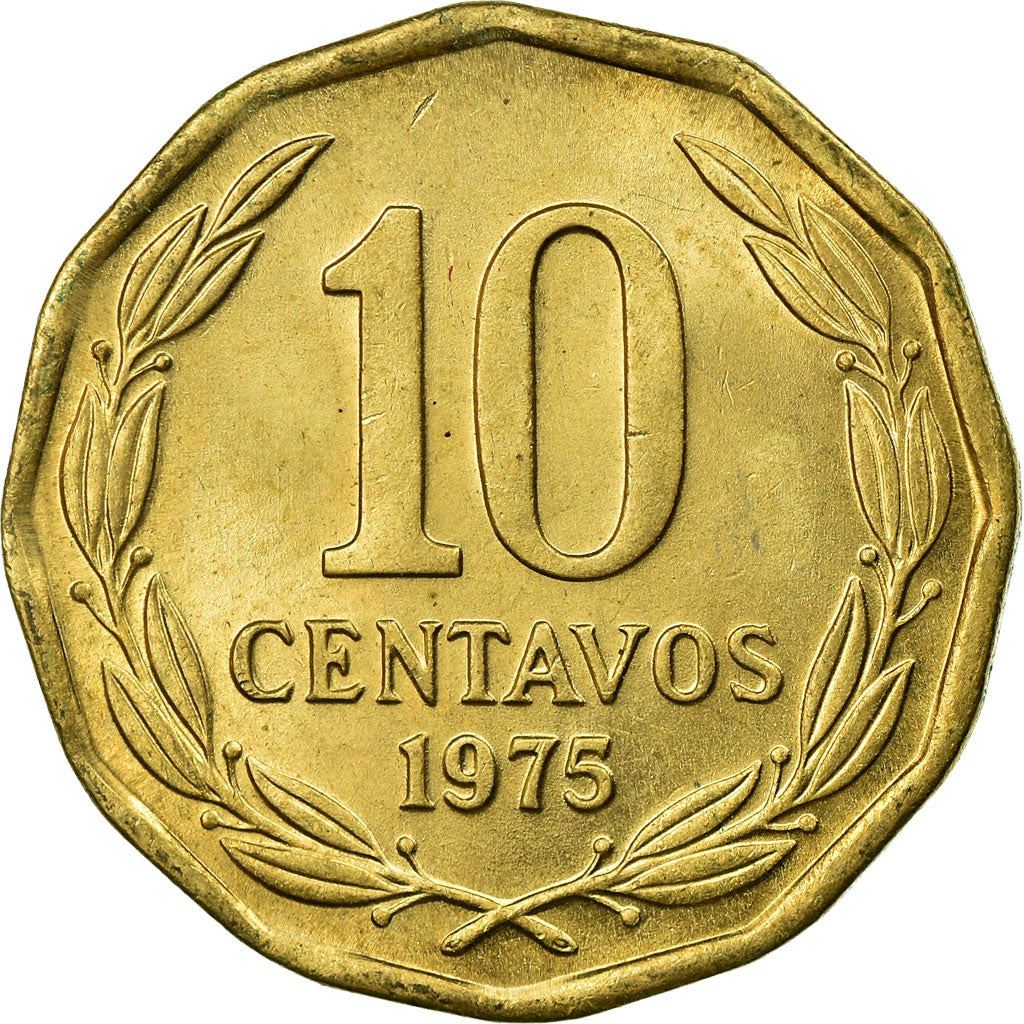 Chile | 10 Centavos Coin | Andean Condor | KM205 | 1975 - 1976