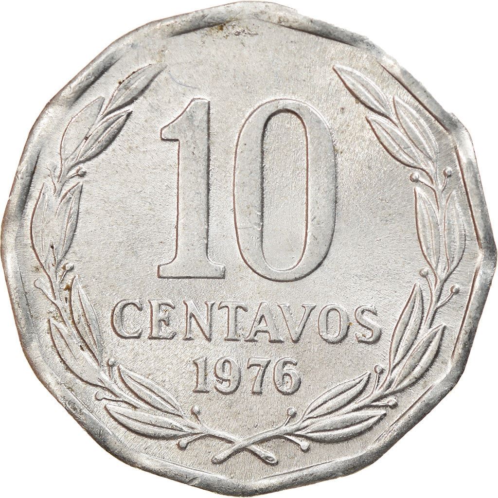 Chile | 10 Centavos Coin | KM205a | 1976 - 1979