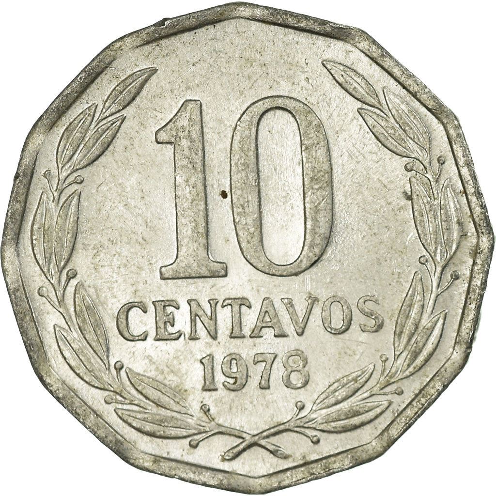 Chile | 10 Centavos Coin | KM205a | 1976 - 1979