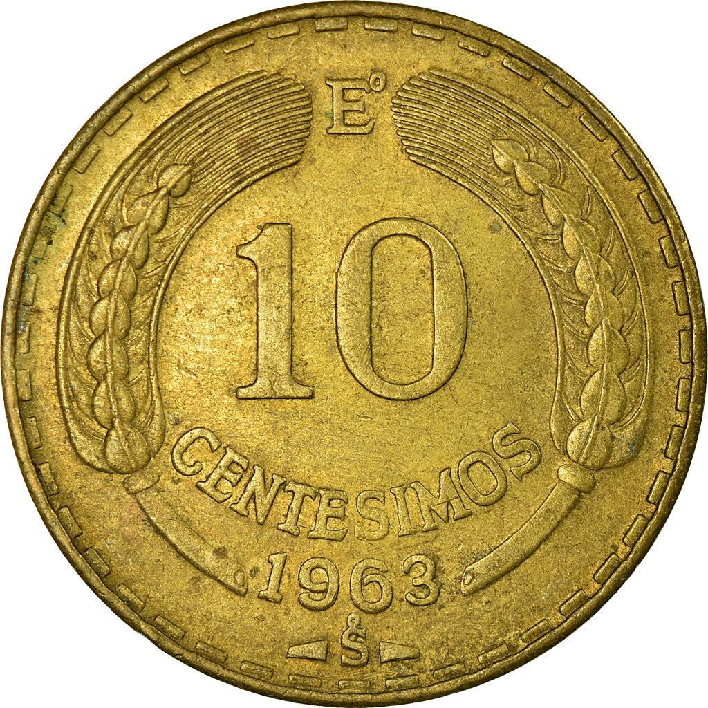 Chile 10 Centesimos | KM191 | 1960 - 1970