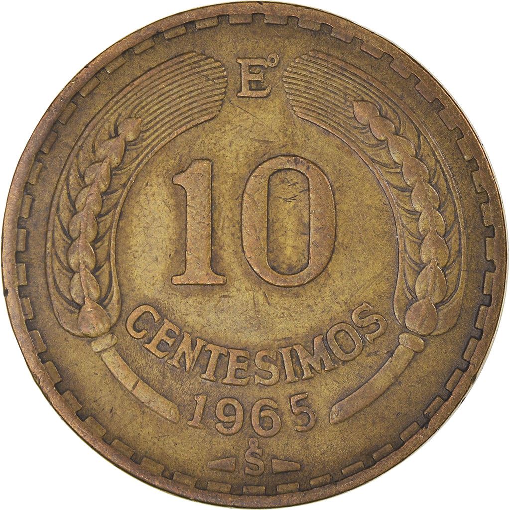 Chile 10 Centesimos | KM191 | 1960 - 1970