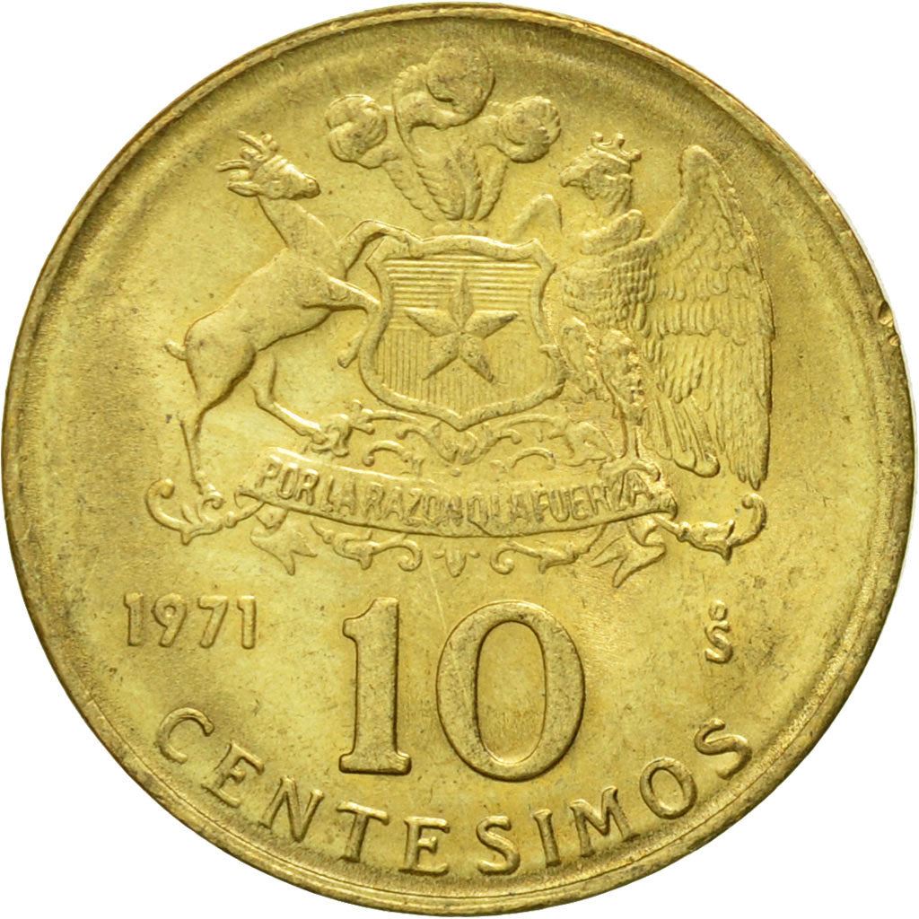 Chile | 10 Centesimos | KM194 | 971