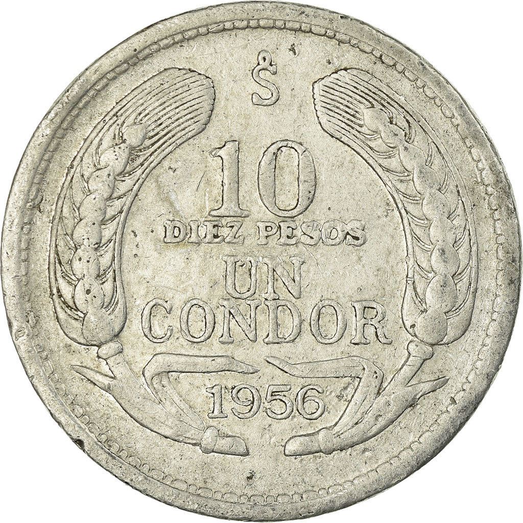 Chile | 10 Pesos / 1 Condor | KM181 | 1956 - 1959