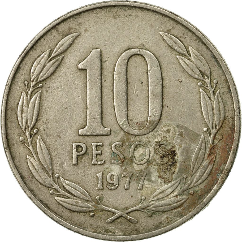 Chile | 10 Pesos | KM210 | 1976 - 1980