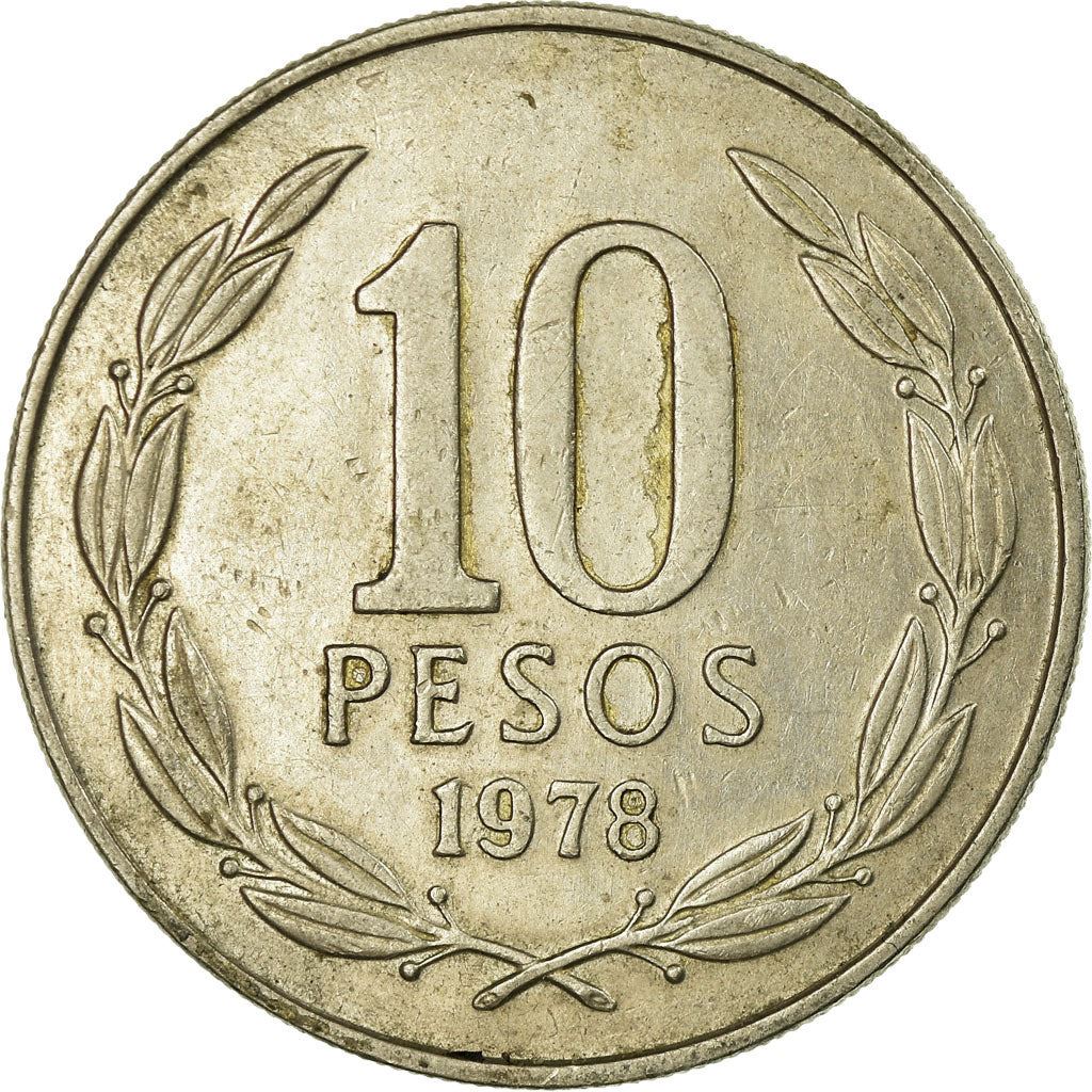 Chile | 10 Pesos | KM210 | 1976 - 1980