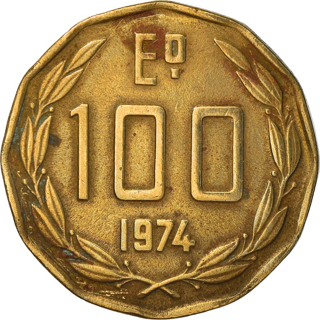 Chile | 100 Escudos | KM202 | 1974 - 1975