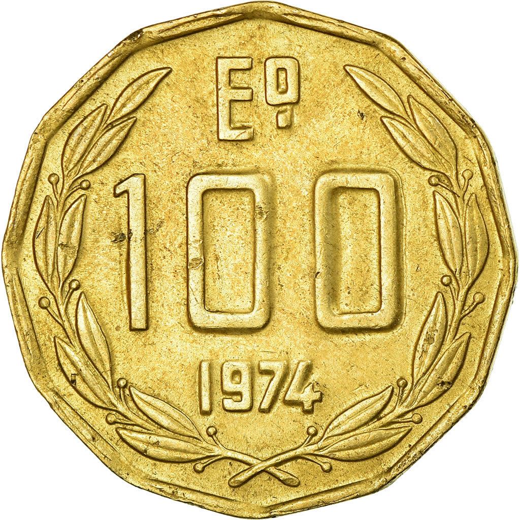 Chile | 100 Escudos | KM202 | 1974 - 1975