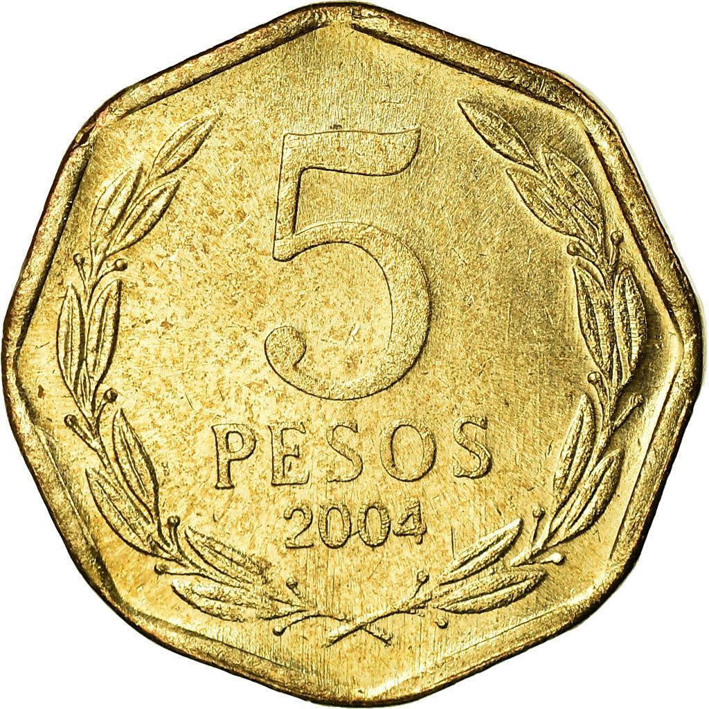 Chile | 5 Pesos Coin | Bernardo O'Higgins | Km:232 | 1992 - 2015