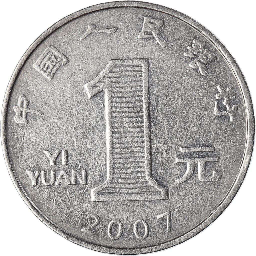 China 1 Yuan Coin KM1212 1999 - 2019