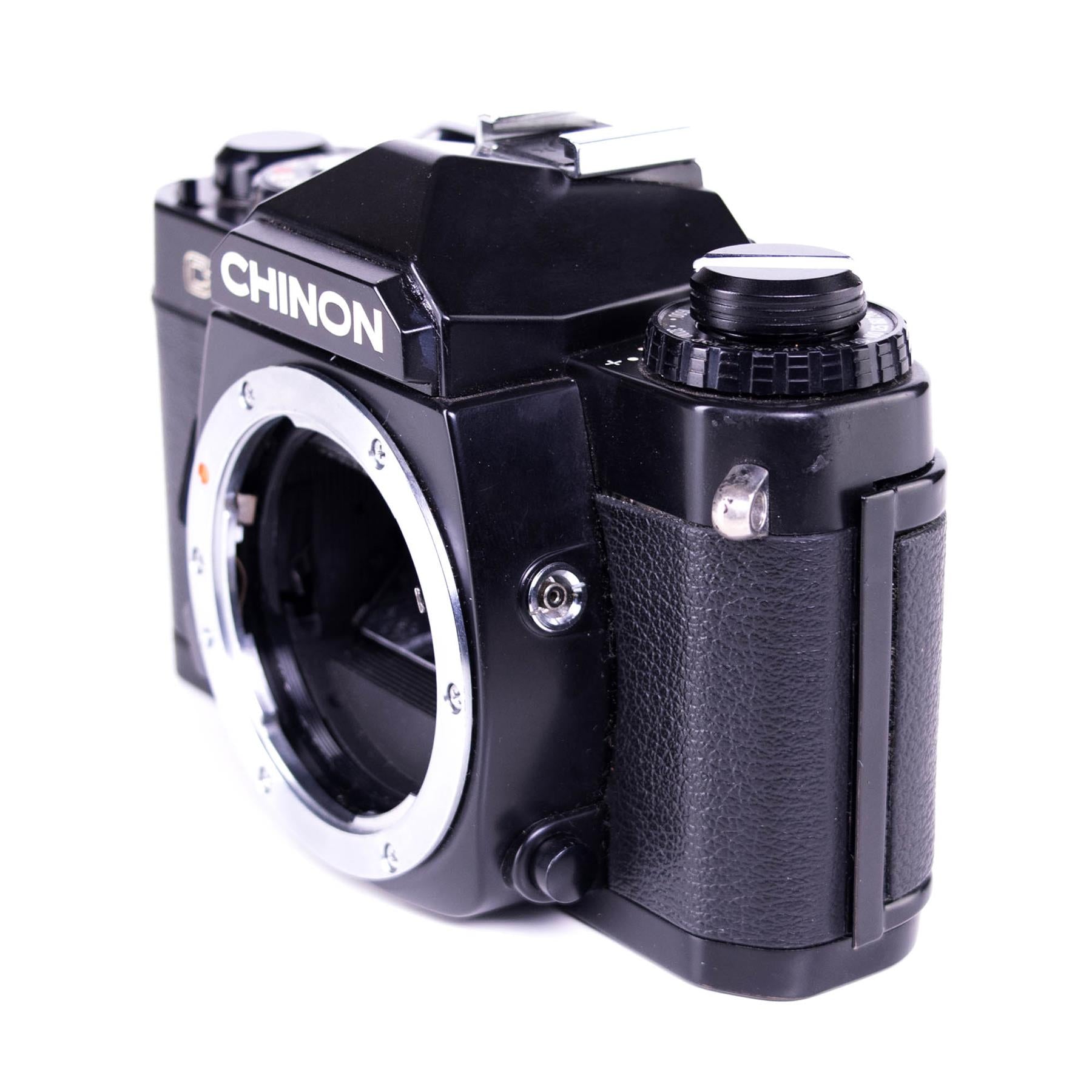 Chinon CE-4 Camera | Auto Chinon 50mm f1.7 lens | K mount | Black | Japan | 1980