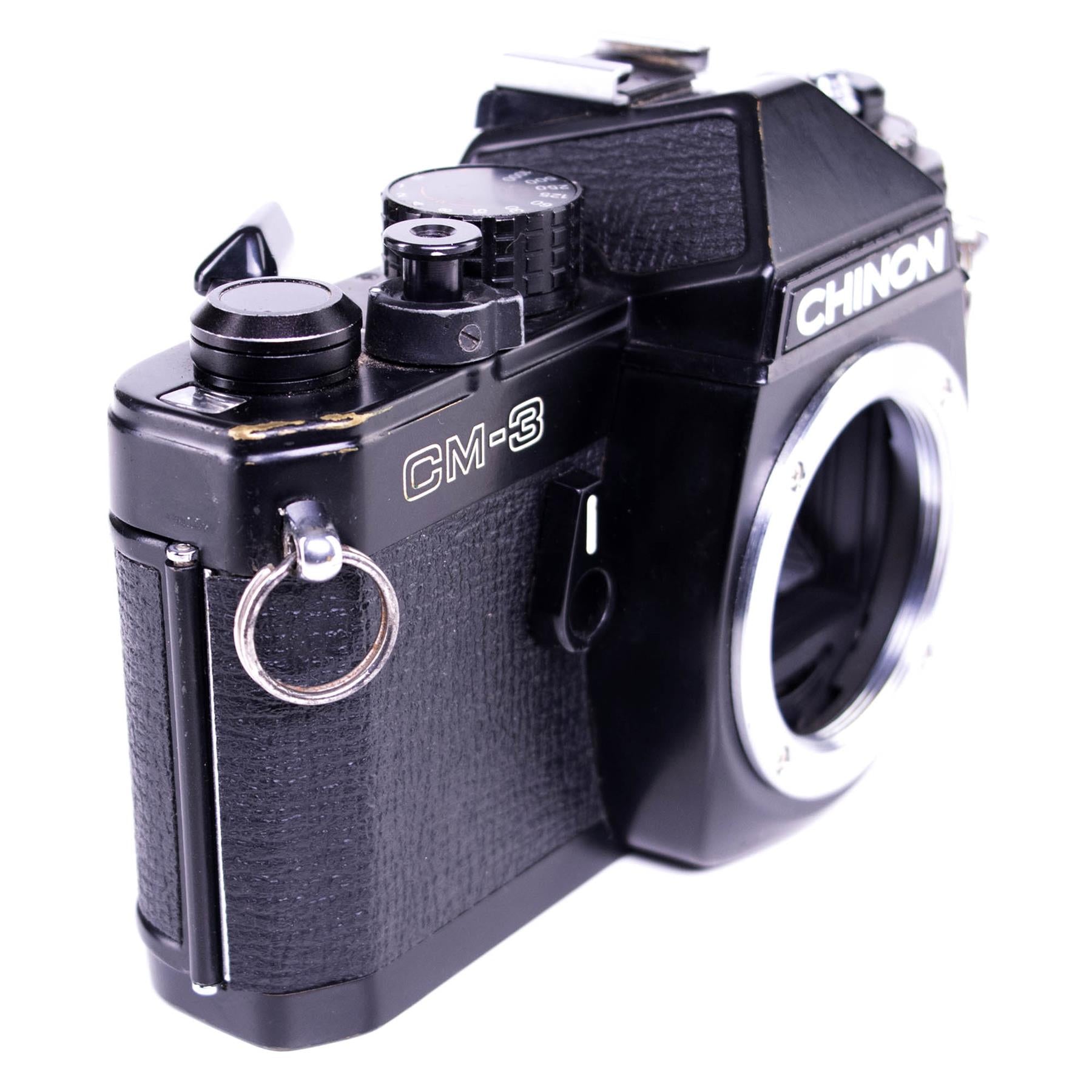 Chinon CM-3 Camera | M42 | Black | Japan | 1977 - 1979