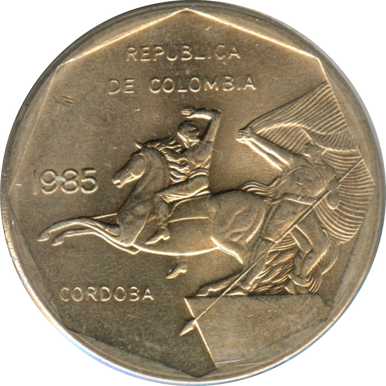 Colombia 10 Pesos | José Maria Córdoba | San Andrés Coin | 1981 - 1989