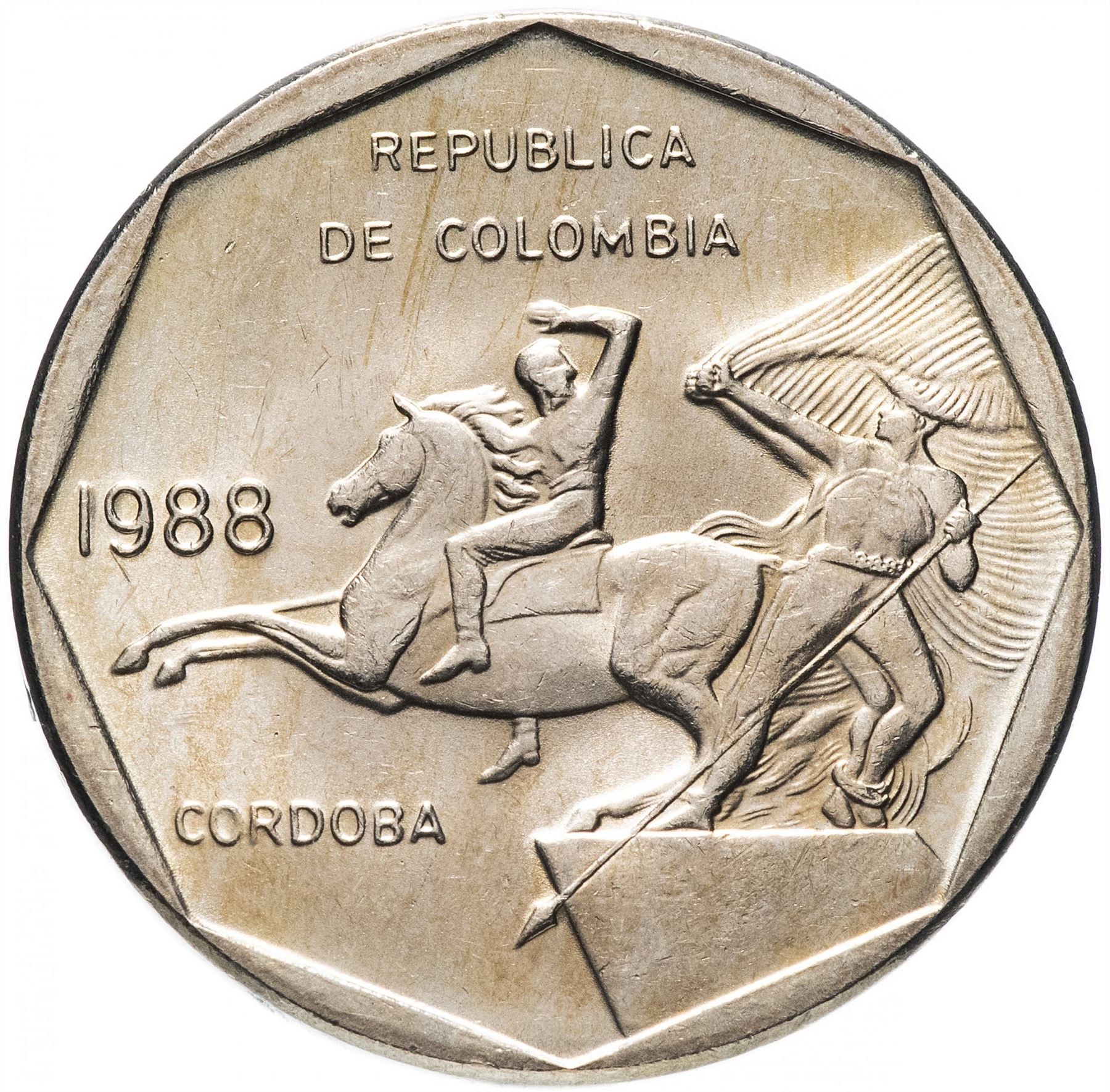 Colombia 10 Pesos | José Maria Córdoba | San Andrés Coin | 1981 - 1989