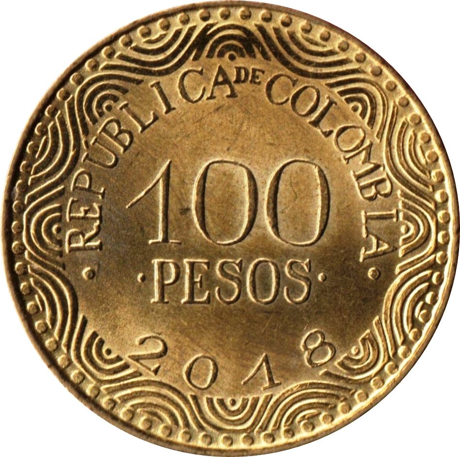 Colombia 100 Pesos | Frailejón plant Coin | 2012 - 2021