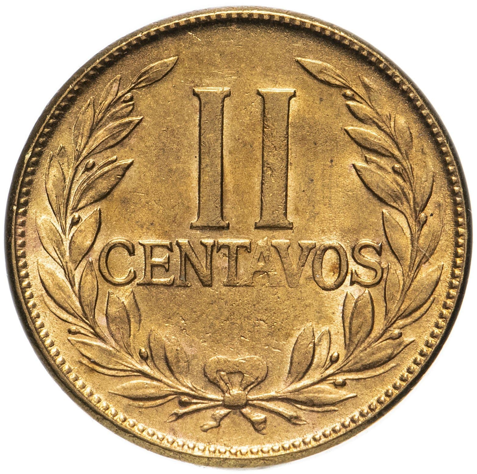 Colombia | 2 Centavos Coin | Winged head | liberty cap | Wreath | 1955 - 1959