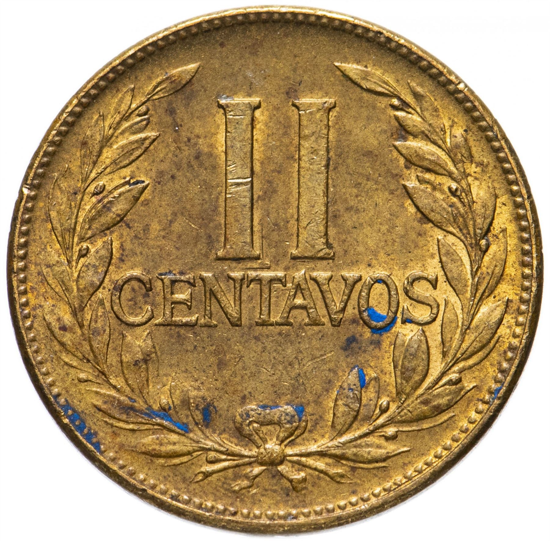 Colombia | 2 Centavos Coin | Winged head | liberty cap | Wreath | 1955 - 1959