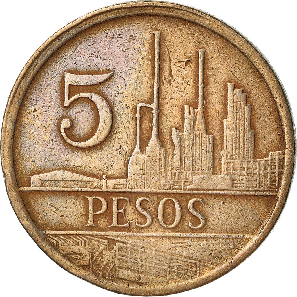 Colombia 2 Pesos | Simón Bolívar | Olives branches Coin | 1977 - 1988