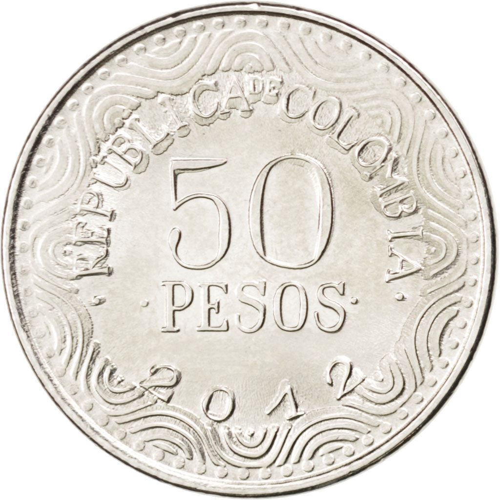 Colombia | 50 Pesos Coin | Spectacled bear | 2012 - 2023