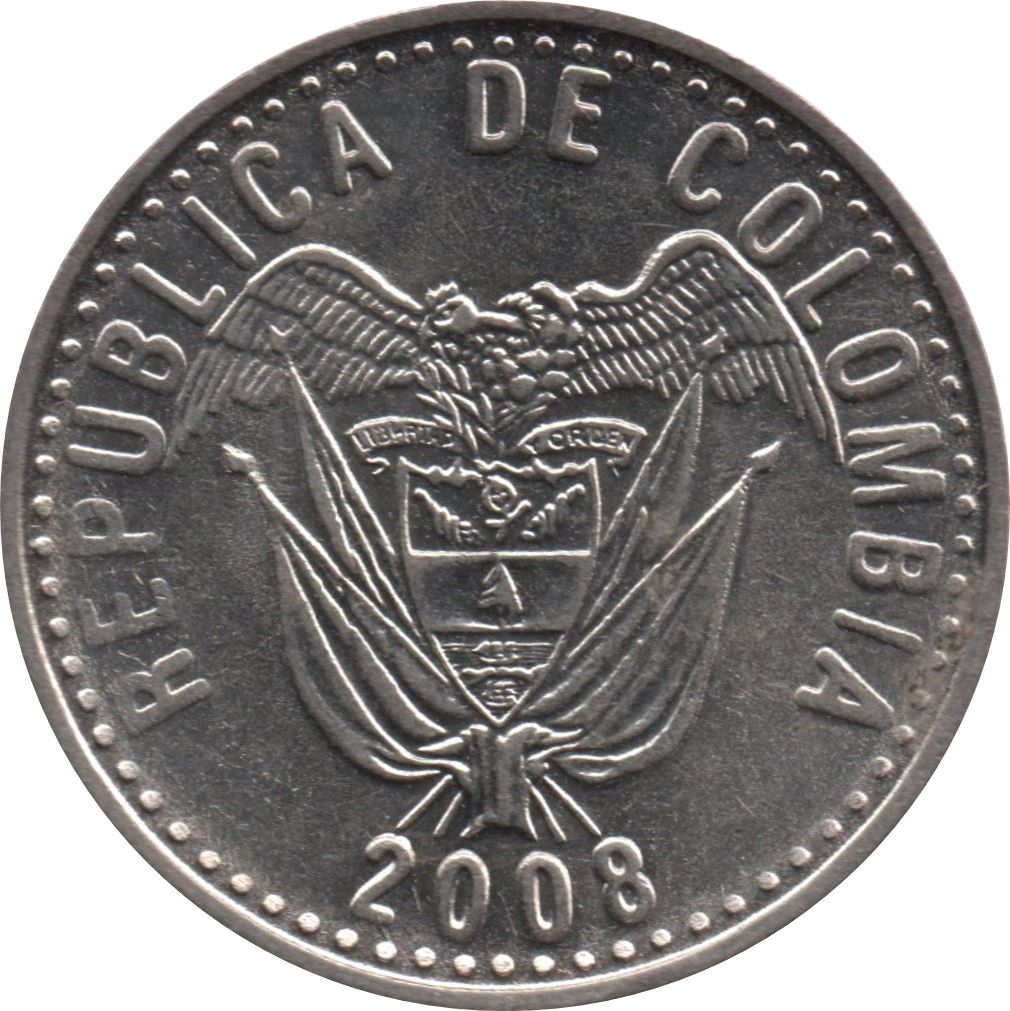 Colombia 50 Pesos | Wreath Coin | 2007 - 2012