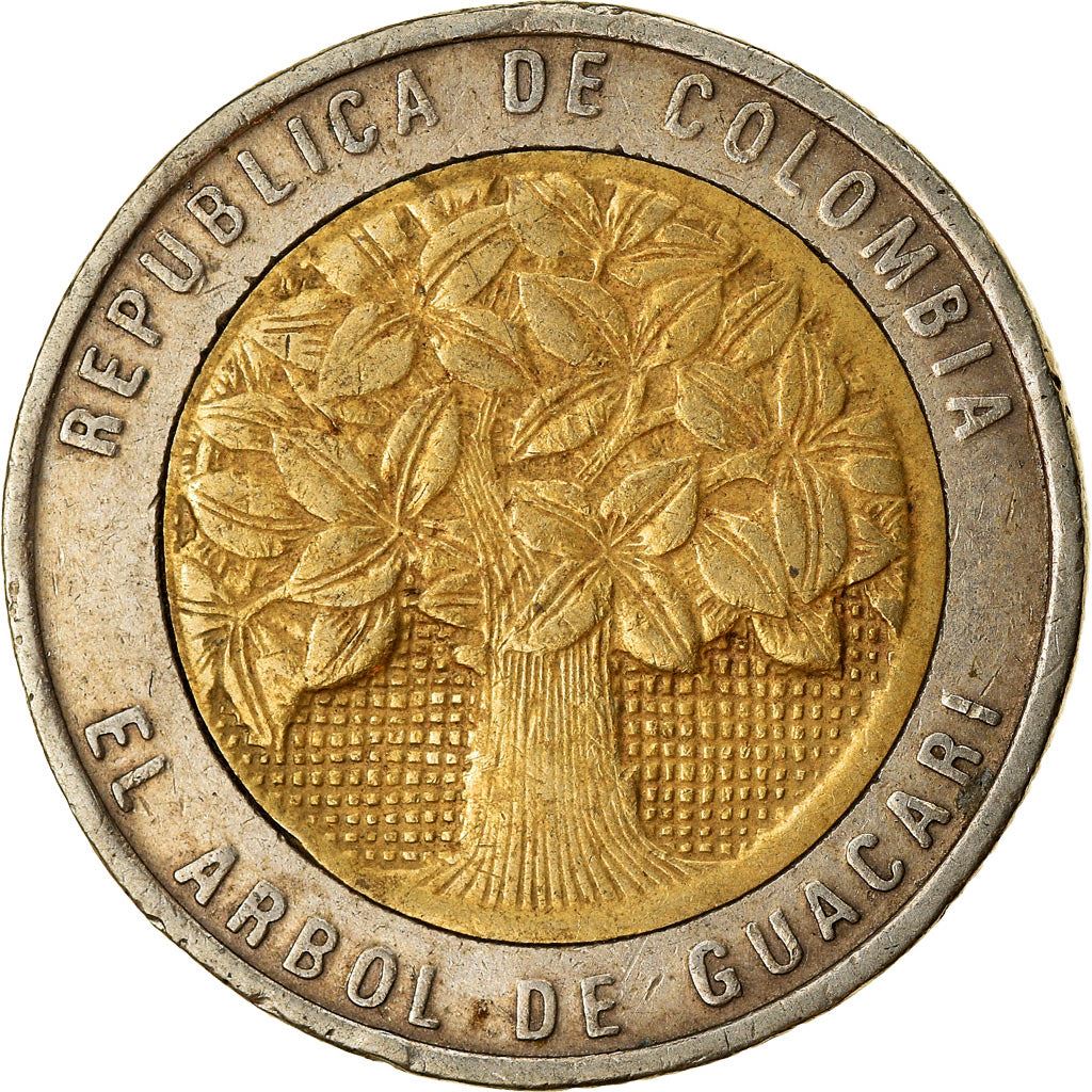 Colombia 500 Pesos | Guacarí holy tree Coin | 1993 - 2012