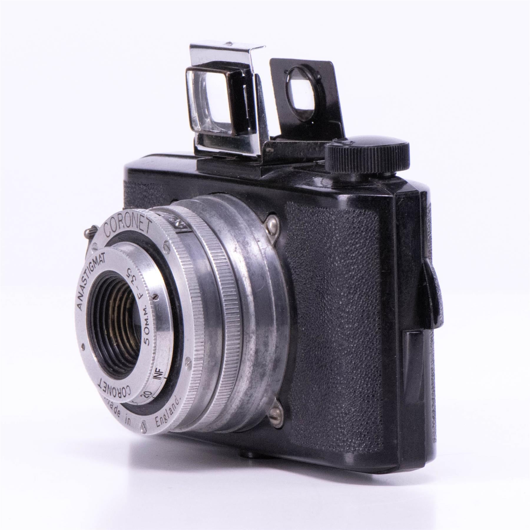 Coronet Three-Five Camera | 50mm f3.5 lens | Black | United Kingdom | 1946