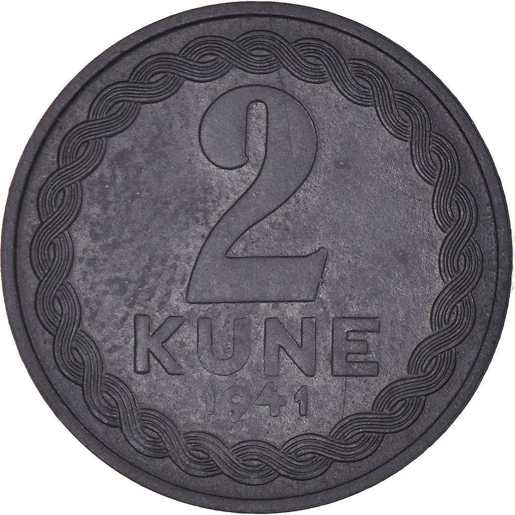 Croatia | 2 Kune Coin | Hrvatska | KM2 | 1941