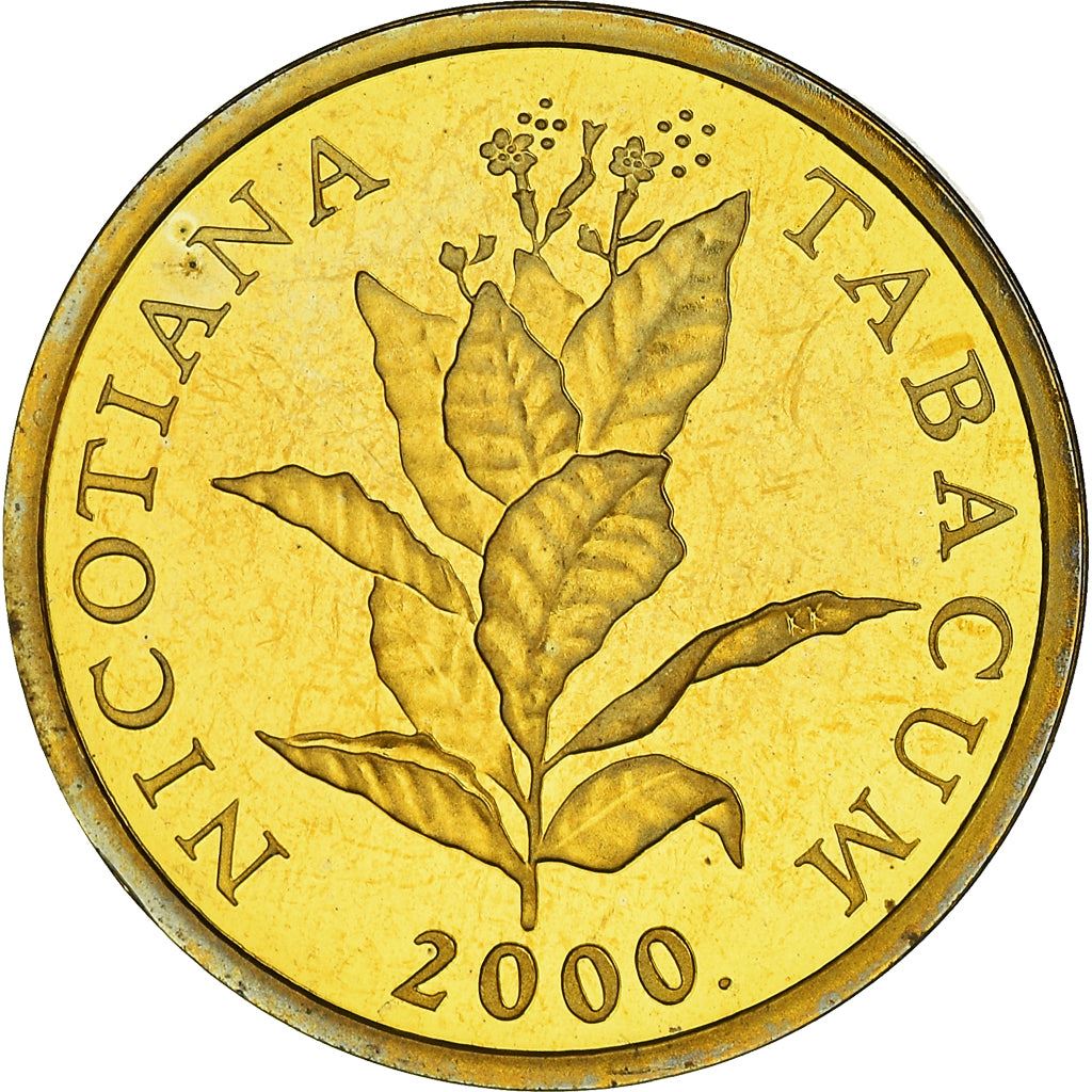 Croatia Coin Croatian 10 Lipa | Tobacco Plant | KM16 | 1994 - 2020