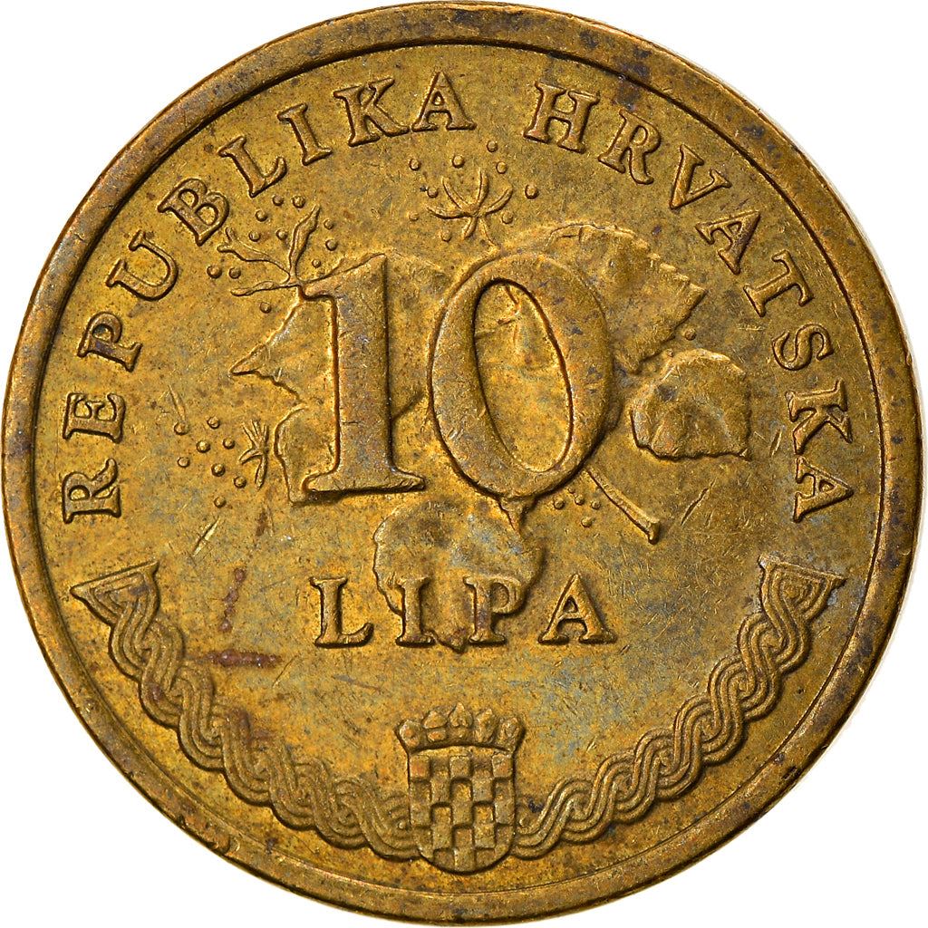 Croatia Coin Croatian 10 Lipa | Tobacco Plant | KM16 | 1994 - 2020